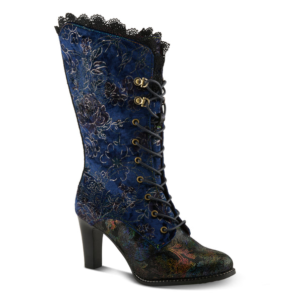 spring step L'ARTISTE FORUTALUV BOOTS BLUE MULTI
