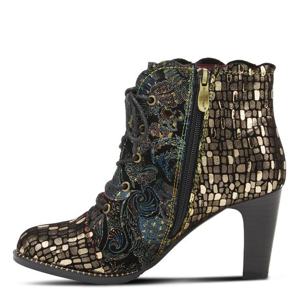 Spring Step L'ARTISTE GLITTERAIL BOOTS GOLD MULTI