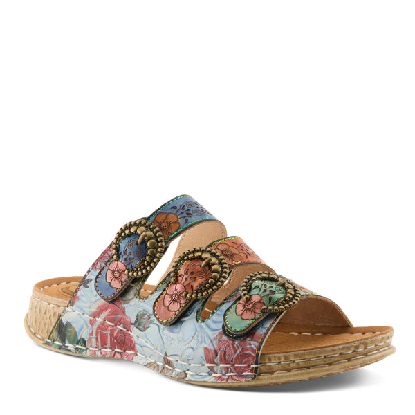 spring step L'ARTISTE GOTTAHAVE SANDALS BLUE MULTI