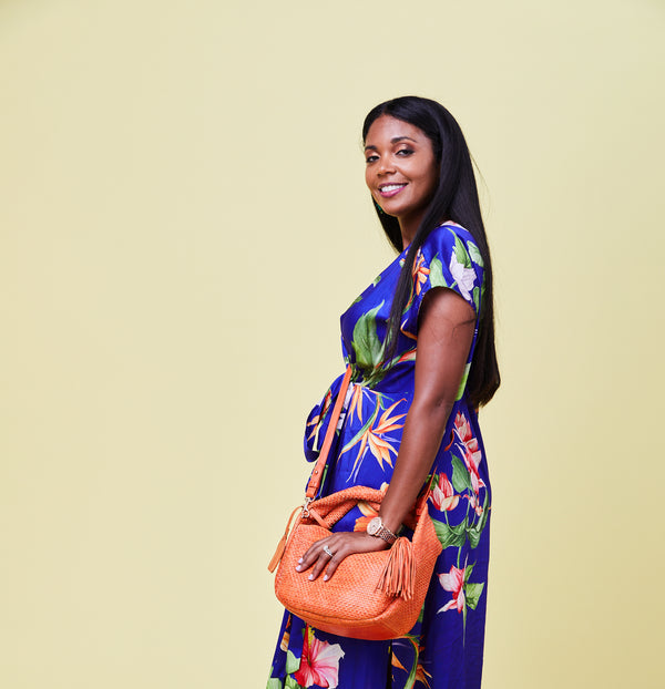 Spring Step L'ARTISTE HB-WOVEN HANDBAG ORANGE