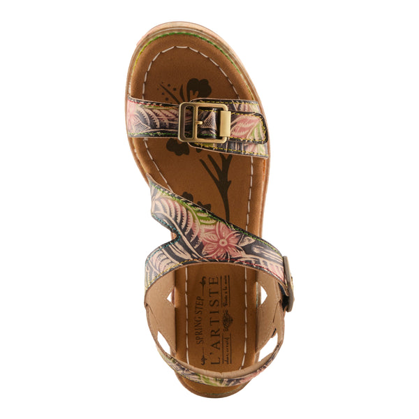 Spring Step L'ARTISTE JESS SANDALS NAVY MULTI