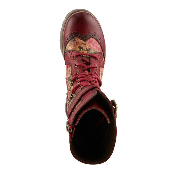 Spring Step L'ARTISTE K-KISHA KIDS BOOT RED MULTI