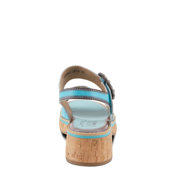 Spring Step L'ARTISTE KENNA SANDALS SKY BLUE MULTI