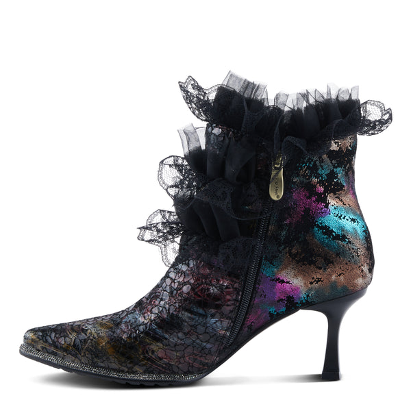 Spring Step L'ARTISTE LACENSHINE BOOTS BLACK MULTI