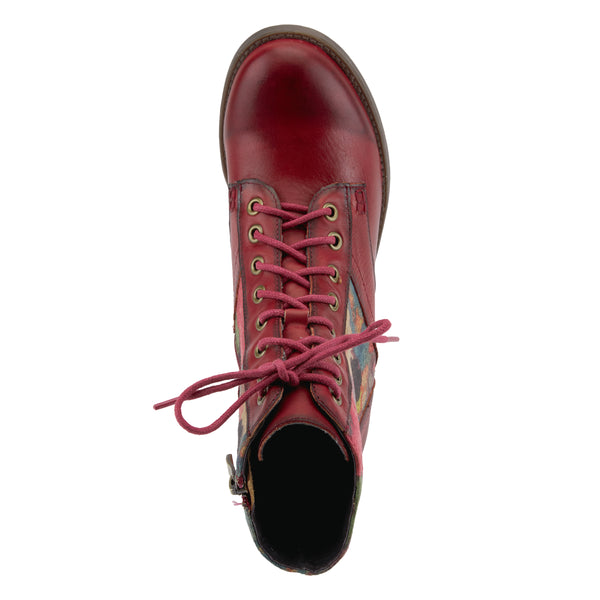 Spring Step L'ARTISTE MARTY BOOTS RED