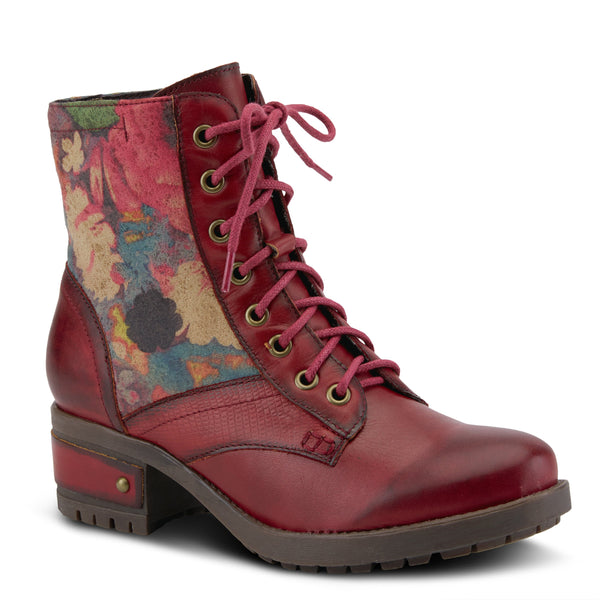 spring step L'ARTISTE MARTY BOOTS RED