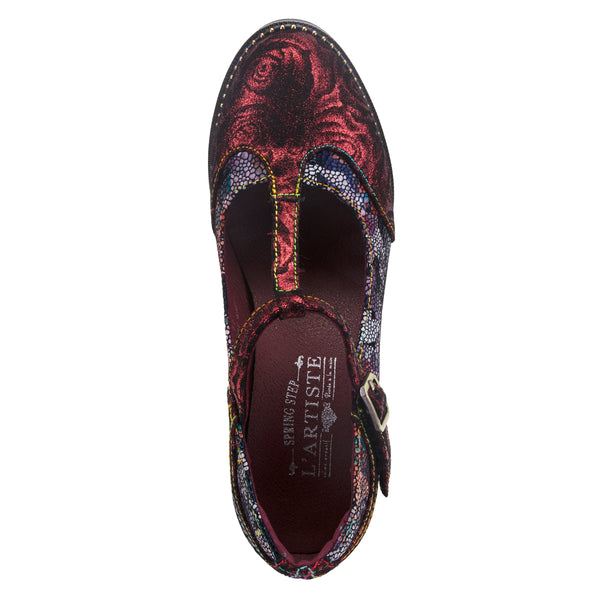 Spring Step L'ARTISTE MAZIE SHOES BORDEAUX MULTI