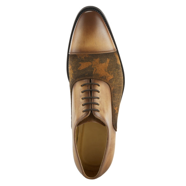 Spring Step L'ARTISTE MEN CALDER OXFORD SHOE CAMEL