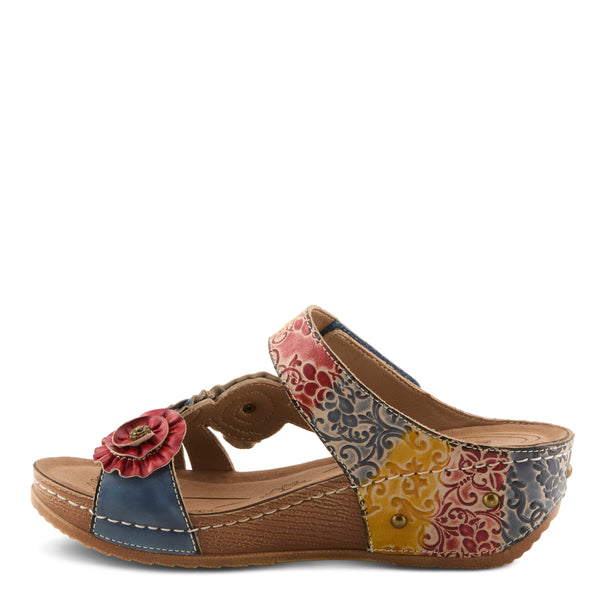 Spring Step L'ARTISTE OHSOSWEET SANDALS BLUE MULTI