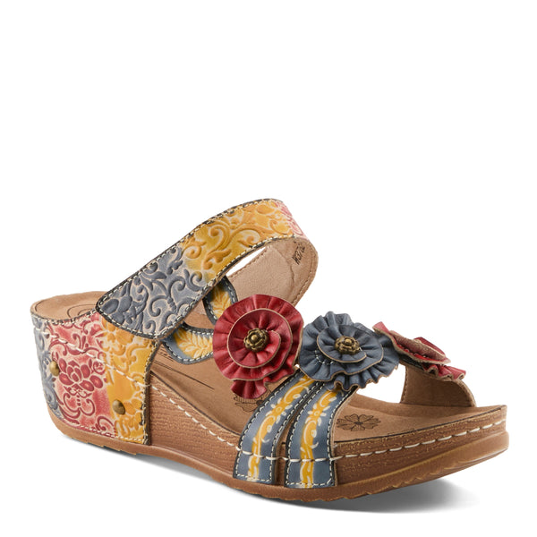 spring step L'ARTISTE OHSOSWEET SANDALS BLUE MULTI