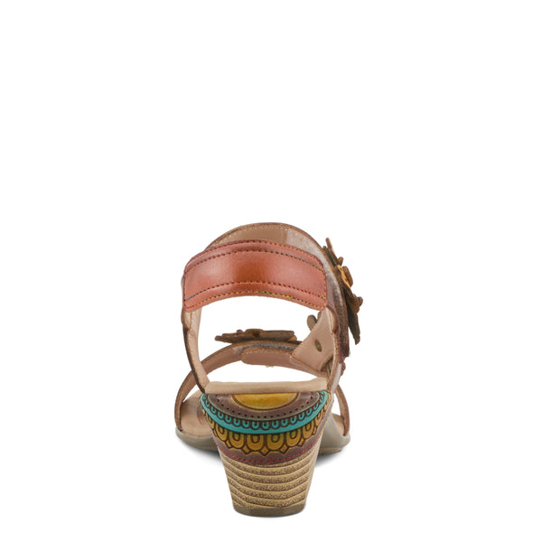 Spring Step L'ARTISTE SALIRA SANDALS BROWN MULTI