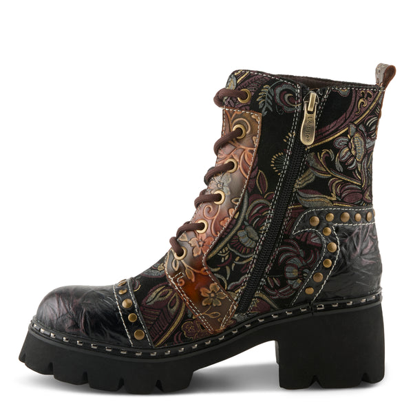 Spring Step L'ARTISTE SEVERITY BOOTS BROWN MULTI