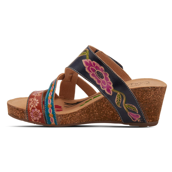 Spring Step L'Artiste SWAN Sandals NAVY MULTI