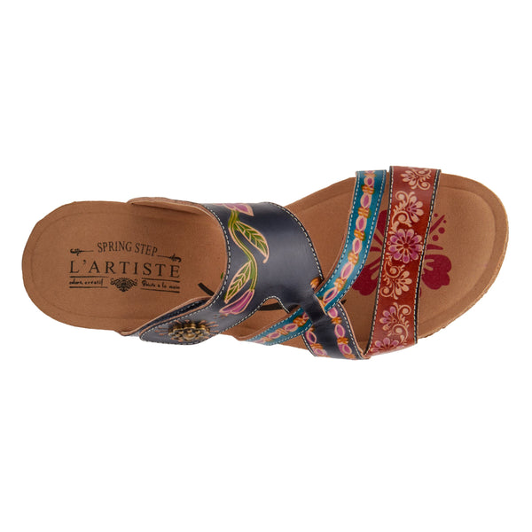 Spring Step L'Artiste SWAN Sandals NAVY MULTI