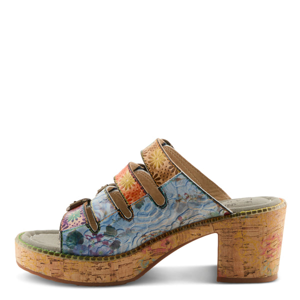 Spring Step L'ARTISTE TEETIMER SANDALS BLUE MULTI