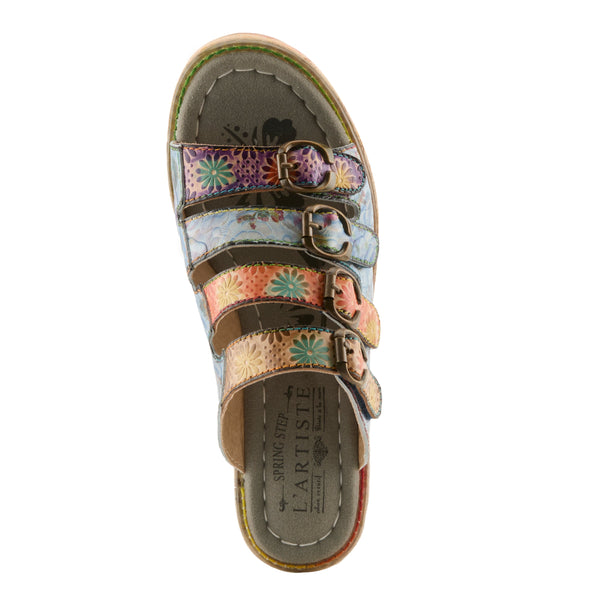 Spring Step L'ARTISTE TEETIMER SANDALS BLUE MULTI