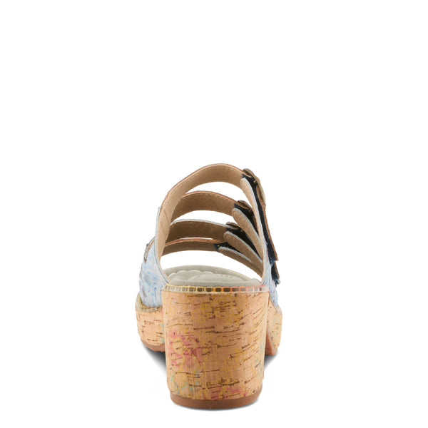 Spring Step L'ARTISTE TEETIMER SANDALS BLUE MULTI