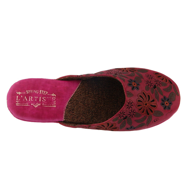 Spring Step L'ARTISTE TRAVELER SLIPPER PINK MULTI
