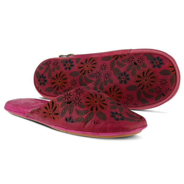 spring step L'ARTISTE TRAVELER SLIPPER PINK MULTI