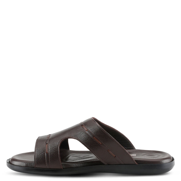 Spring Step SPRING STEP MEN BENN SLIDE SANDALS BROWN