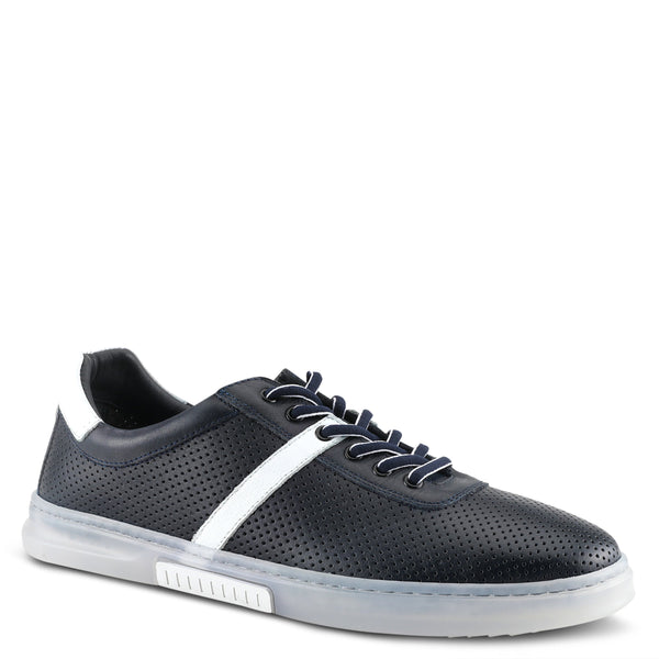 spring step SPRING STEP MEN CHAZZ LACE-UP SNEAKERS NAVY