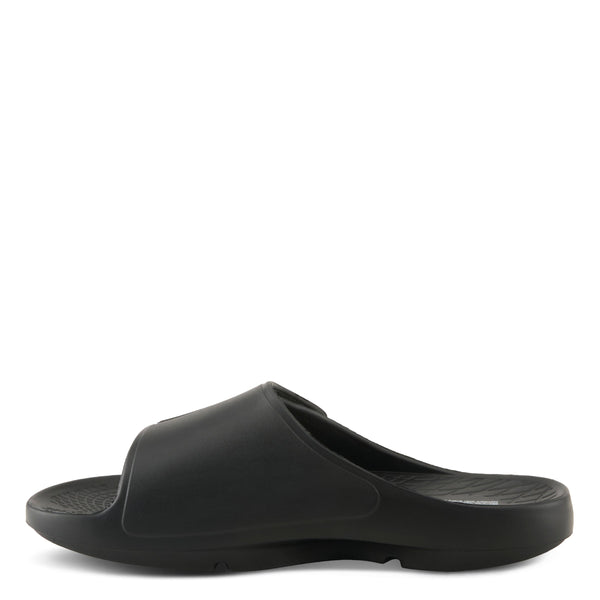 Spring Step SPRING STEP MEN DAVIDSON SLIDE SANDALS BLACK