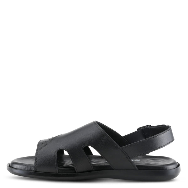 Spring Step SPRING STEP MEN JEFF BACK STRAP SANDALS BLACK