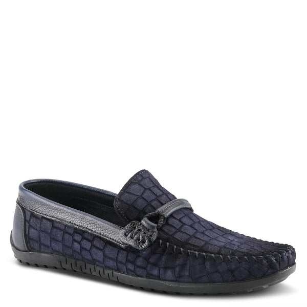 spring step Spring Step Men LUCIANO Loafer Shoes NAVY