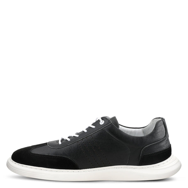 Spring Step SPRING STEP MEN TRETON LACE-UP SNEAKERS BLACK