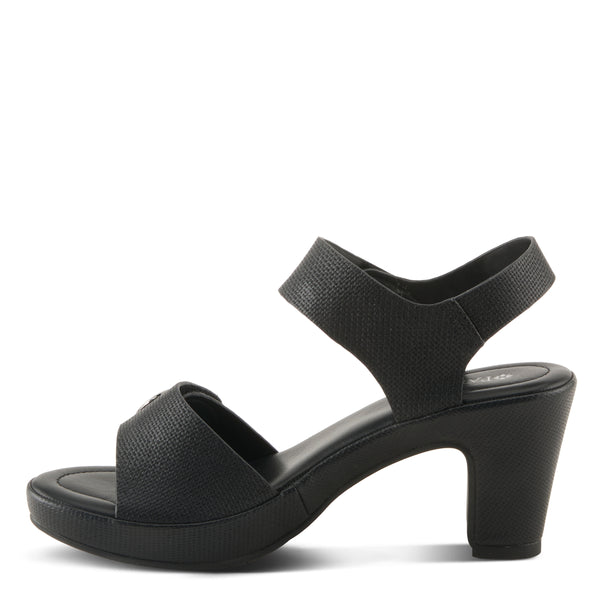 Spring Step PATRIZIA DADE-WOVEN SANDALS BLACK