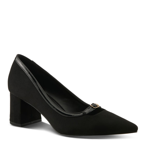 spring step PATRIZIA ERONE SHOES BLACK FAUX SUEDE