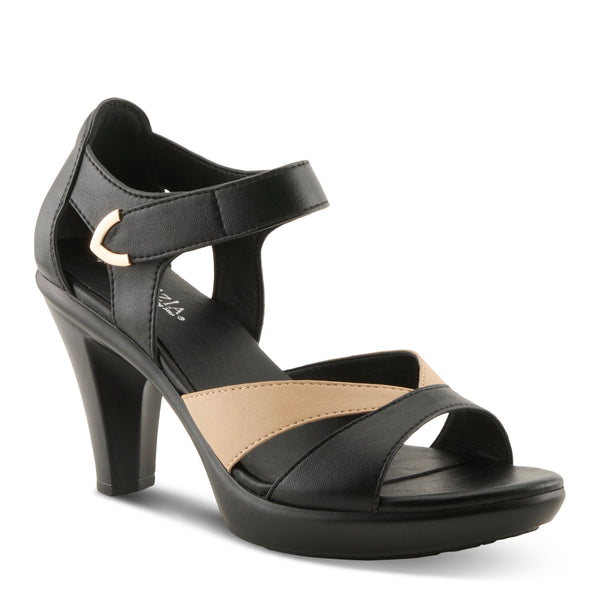 spring step PATRIZIA FEELINIT SANDALS BLACK MULTI