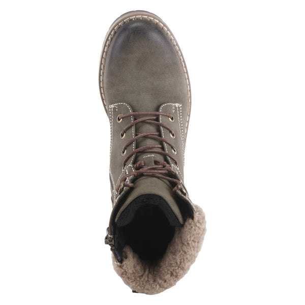 Spring Step PATRIZIA JORDYN BOOTIE OLIVE GREEN