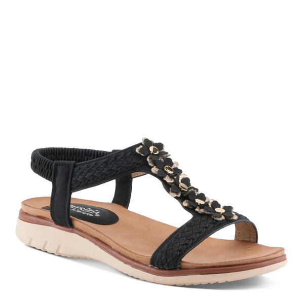 spring step PATRIZIA MISETTA SANDALS BLACK MULTI