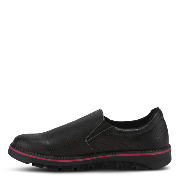 Spring Step SPRING STEP PROFESSIONAL POWER-MAZE MEN'S SLIP-ON SHOE BLACK