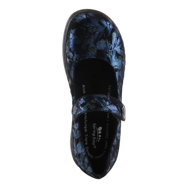 Spring Step Spring Step Professional WISTERIA-FLWR Shoes BLUE METALLIC