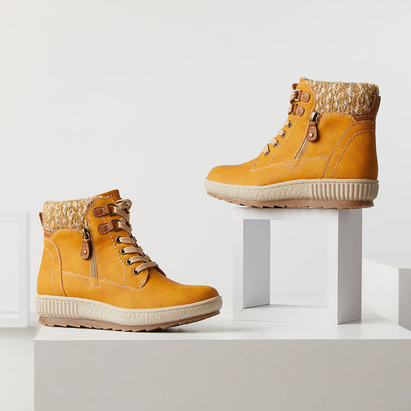 Spring Step SPRING STEP RELIFE KARLENE BOOTIES MUSTARD