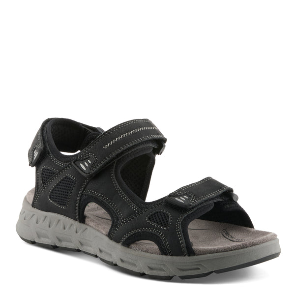 spring step SPRING STEP RELIFE MEN CANO SANDALS BLACK