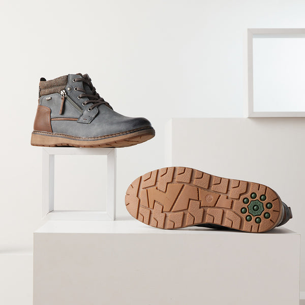 Spring Step SPRING STEP RELIFE MEN JOHNNY BOOTIES BLUE