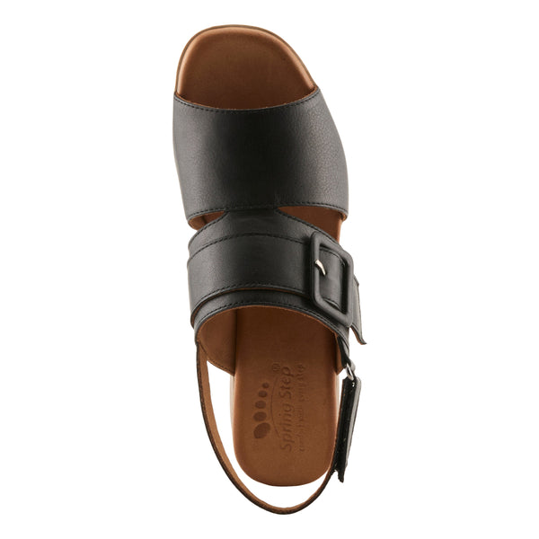 Spring Step SPRING STEP ACOLIANA SANDALS BLACK