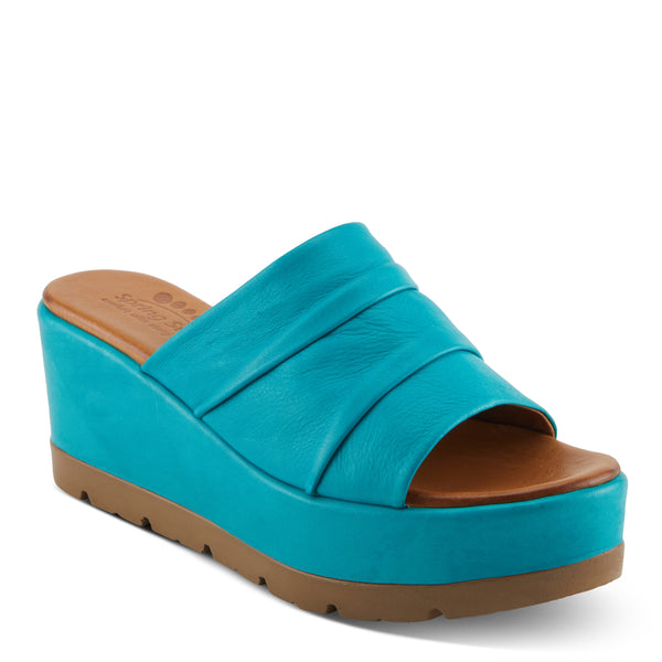 spring step SPRING STEP ALLERTON SANDALS TURQUOISE
