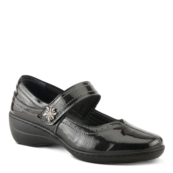 spring step SPRING STEP AMPARO SHOES BLACK PATENT