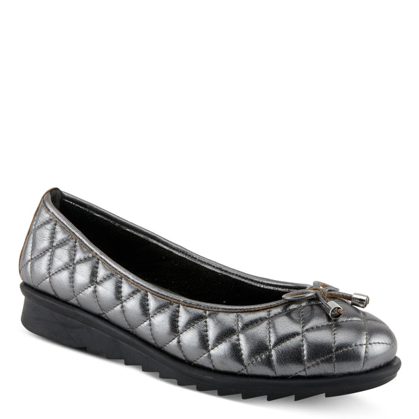 spring step SPRING STEP BALLEQUINA SHOES PEWTER