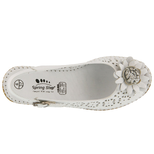 Spring Step SPRING STEP BELFORD SANDAL WHITE