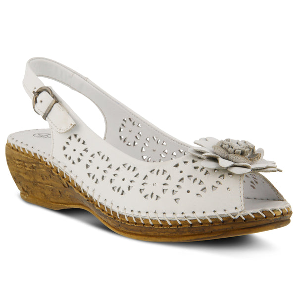 spring step SPRING STEP BELFORD SANDAL WHITE
