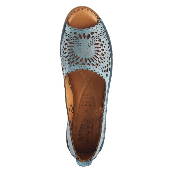 Spring Step SPRING STEP BRANDAL SHOE BLUE