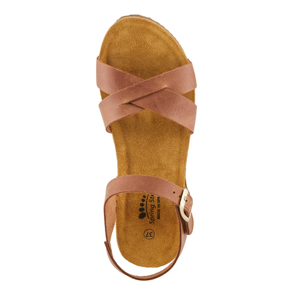 Spring Step SPRING STEP BURTON SANDALS BROWN