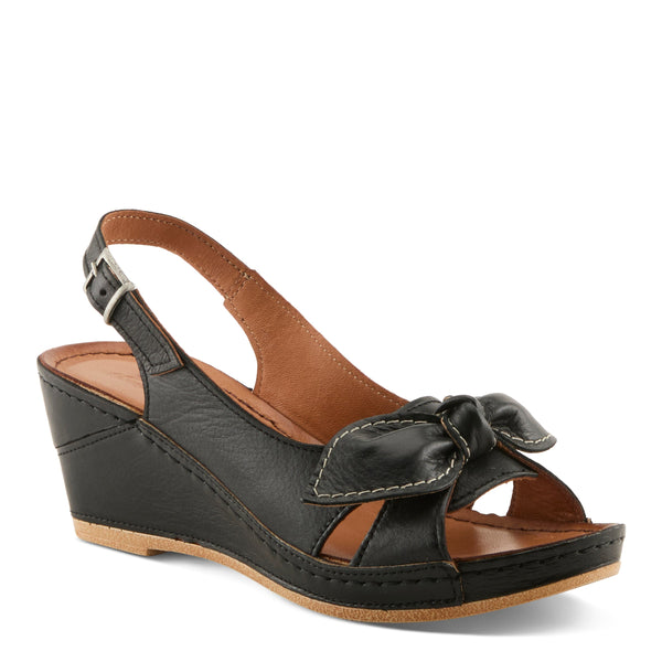 spring step SPRING STEP CHASSIDY SANDALS BLACK