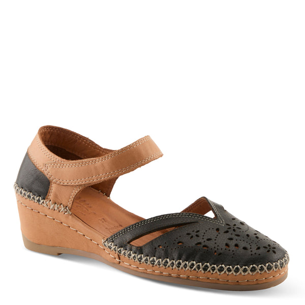 spring step SPRING STEP EZLYN SANDALS BLACK MULTI