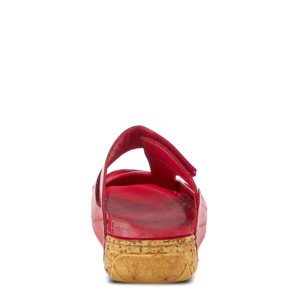 Spring Step SPRING STEP GRETTA SLIDE SANDAL RED